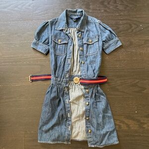 Polo Ralph Lauren Girls Denim Dress, Size 8